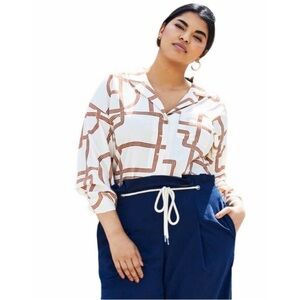 Button down dress blouse